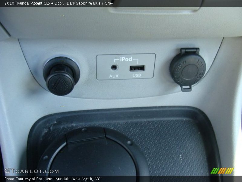 Dark Sapphire Blue / Gray 2010 Hyundai Accent GLS 4 Door