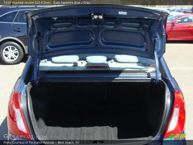Dark Sapphire Blue / Gray 2010 Hyundai Accent GLS 4 Door