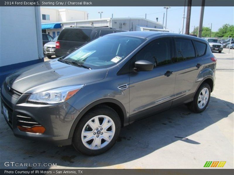 Sterling Gray / Charcoal Black 2014 Ford Escape S
