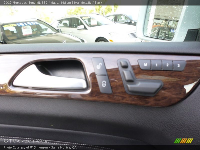 Iridium Silver Metallic / Black 2012 Mercedes-Benz ML 350 4Matic