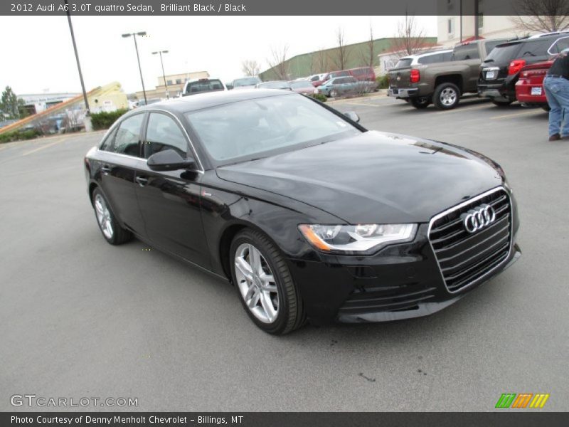 Brilliant Black / Black 2012 Audi A6 3.0T quattro Sedan