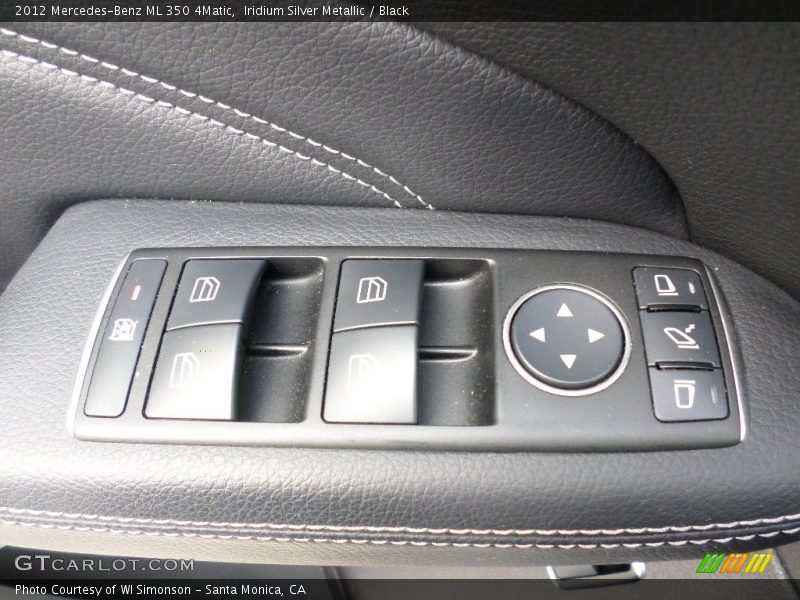 Iridium Silver Metallic / Black 2012 Mercedes-Benz ML 350 4Matic