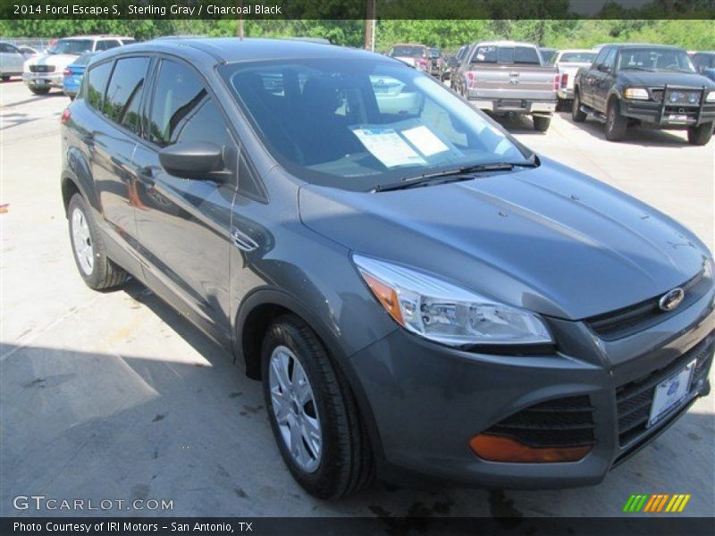 Sterling Gray / Charcoal Black 2014 Ford Escape S