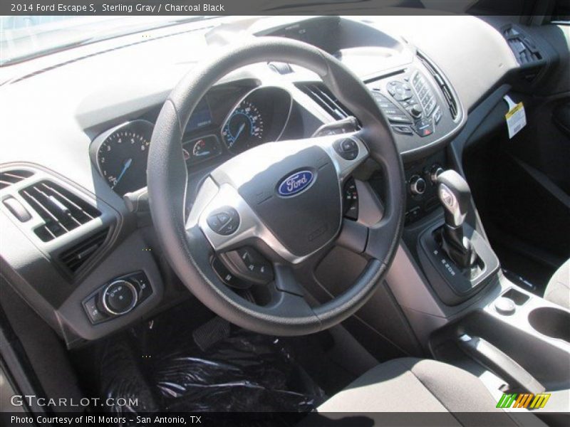 Sterling Gray / Charcoal Black 2014 Ford Escape S