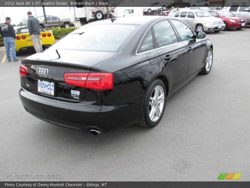 Brilliant Black / Black 2012 Audi A6 3.0T quattro Sedan
