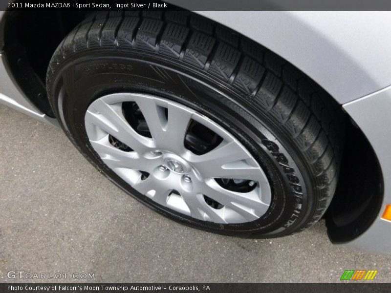 Ingot Silver / Black 2011 Mazda MAZDA6 i Sport Sedan