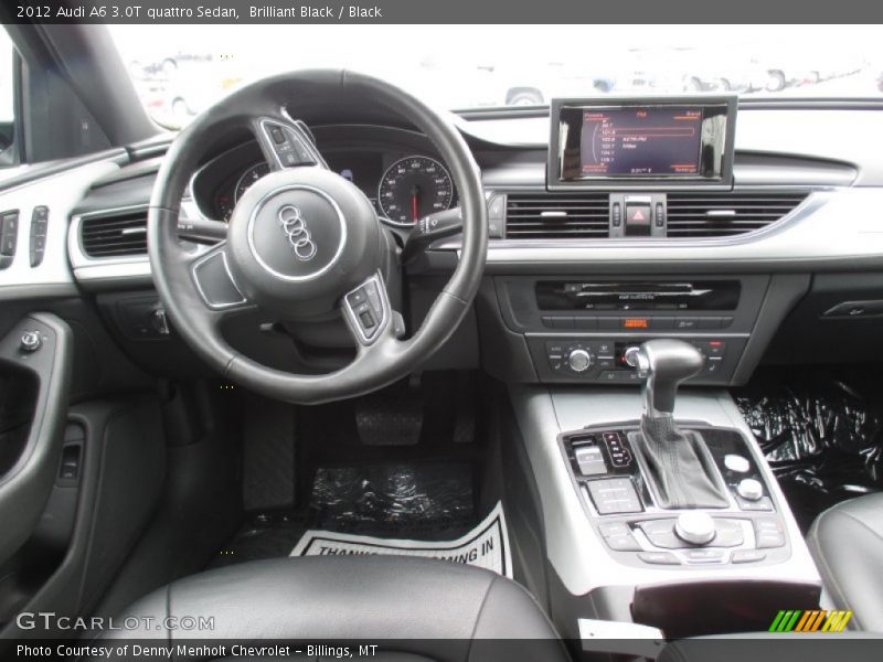 Brilliant Black / Black 2012 Audi A6 3.0T quattro Sedan