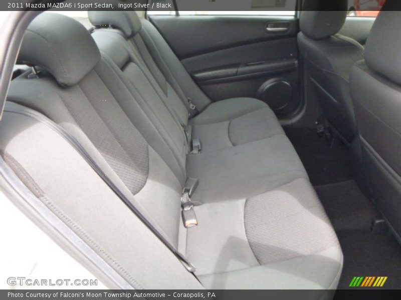 Ingot Silver / Black 2011 Mazda MAZDA6 i Sport Sedan