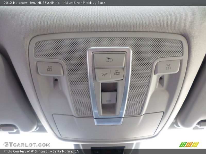Iridium Silver Metallic / Black 2012 Mercedes-Benz ML 350 4Matic