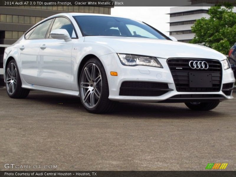 Glacier White Metallic / Black 2014 Audi A7 3.0 TDI quattro Prestige