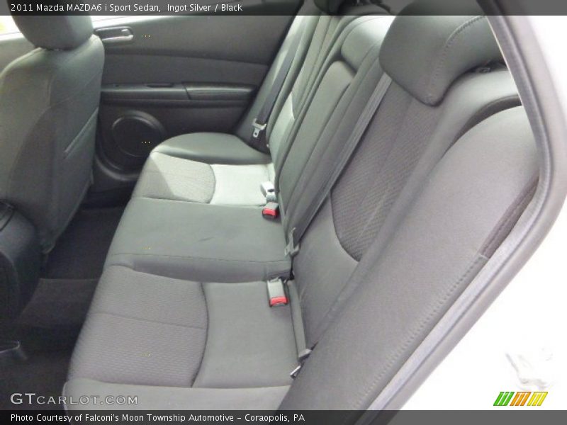 Ingot Silver / Black 2011 Mazda MAZDA6 i Sport Sedan