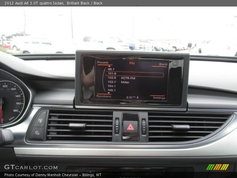 Brilliant Black / Black 2012 Audi A6 3.0T quattro Sedan