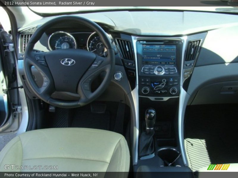 Radiant Silver / Gray 2012 Hyundai Sonata Limited