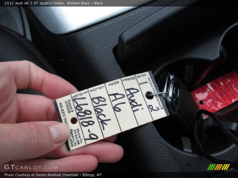 Brilliant Black / Black 2012 Audi A6 3.0T quattro Sedan