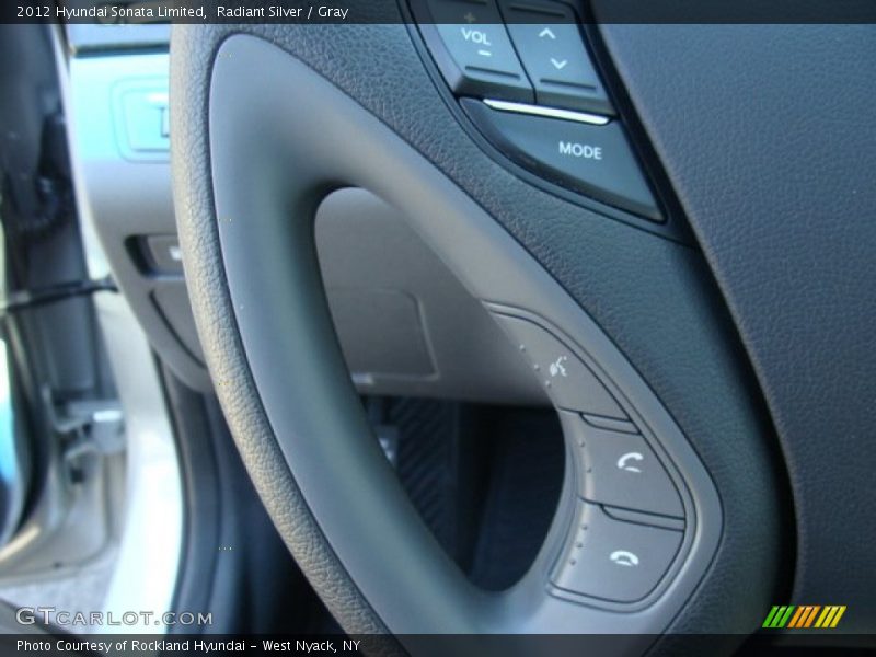 Radiant Silver / Gray 2012 Hyundai Sonata Limited