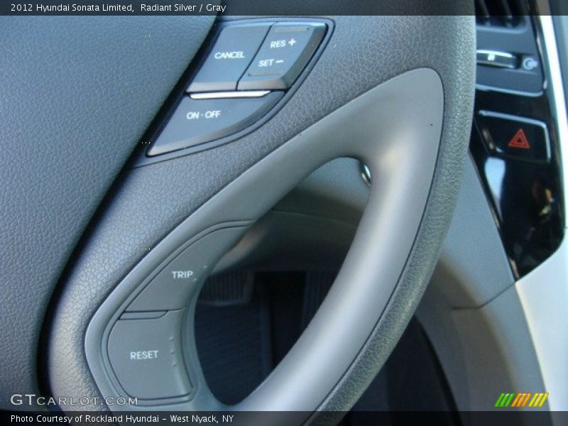 Radiant Silver / Gray 2012 Hyundai Sonata Limited
