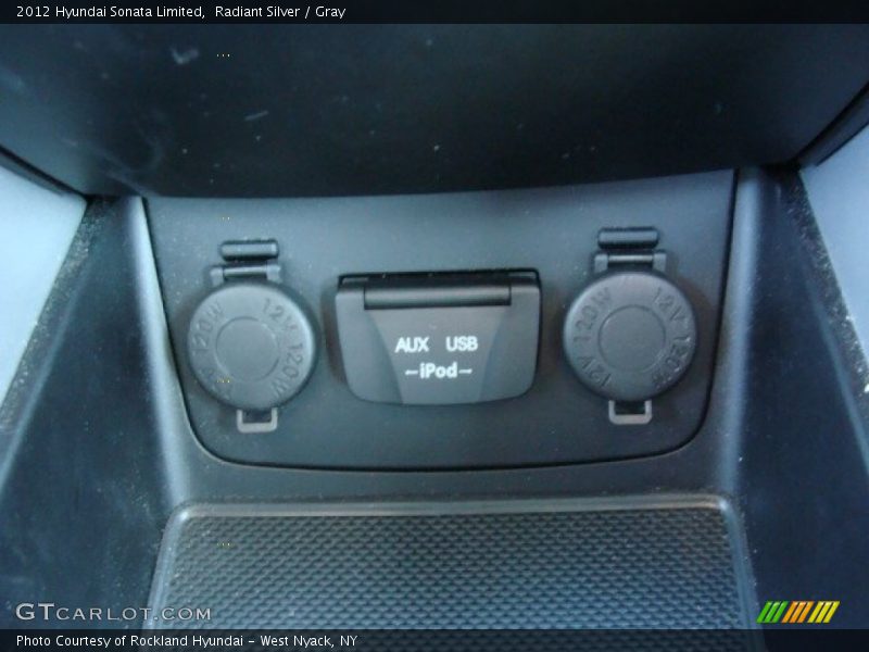 Radiant Silver / Gray 2012 Hyundai Sonata Limited