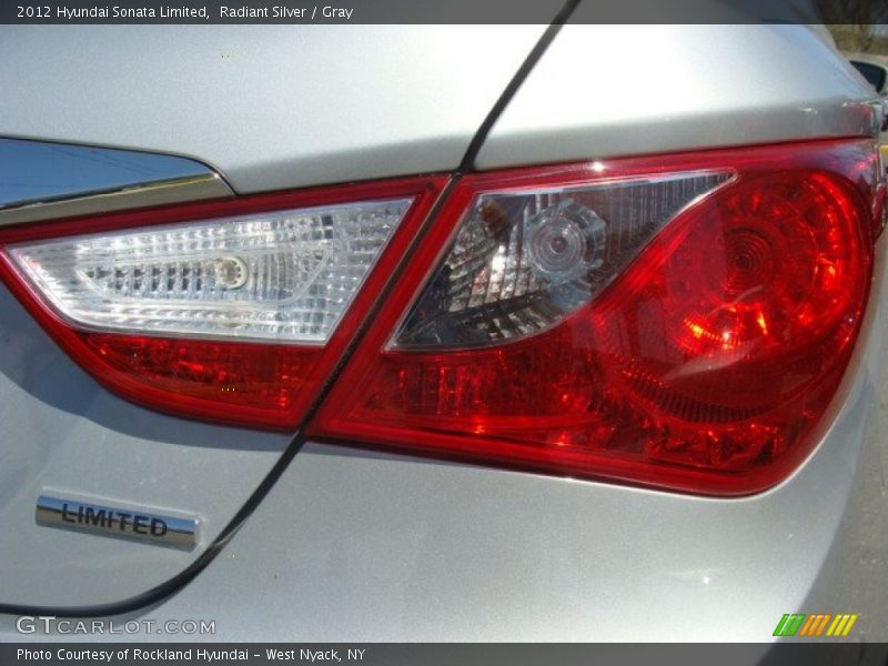 Radiant Silver / Gray 2012 Hyundai Sonata Limited