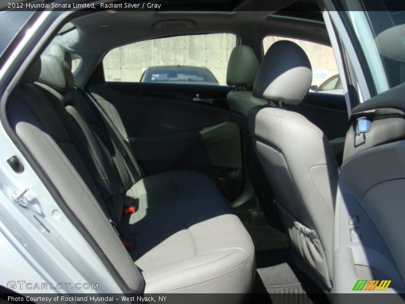 Radiant Silver / Gray 2012 Hyundai Sonata Limited