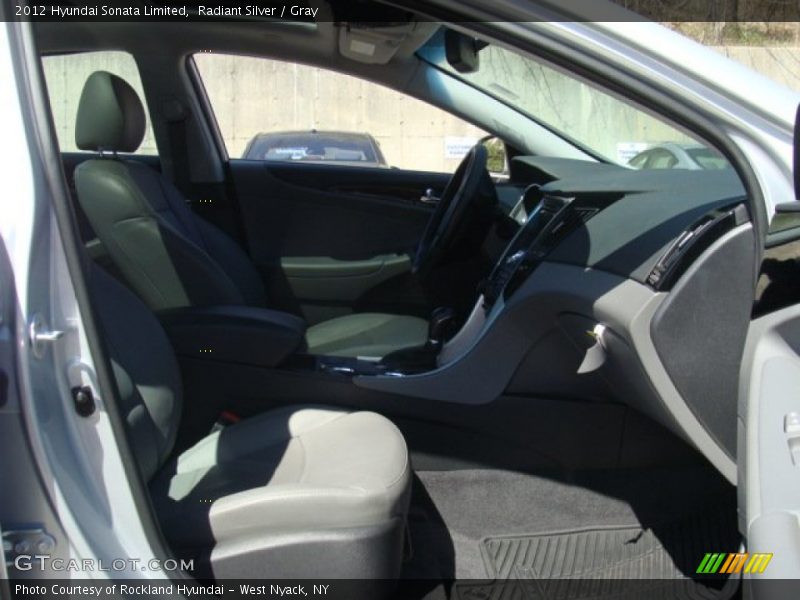 Radiant Silver / Gray 2012 Hyundai Sonata Limited