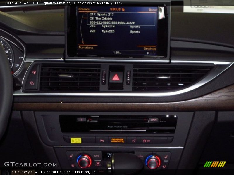 Glacier White Metallic / Black 2014 Audi A7 3.0 TDI quattro Prestige