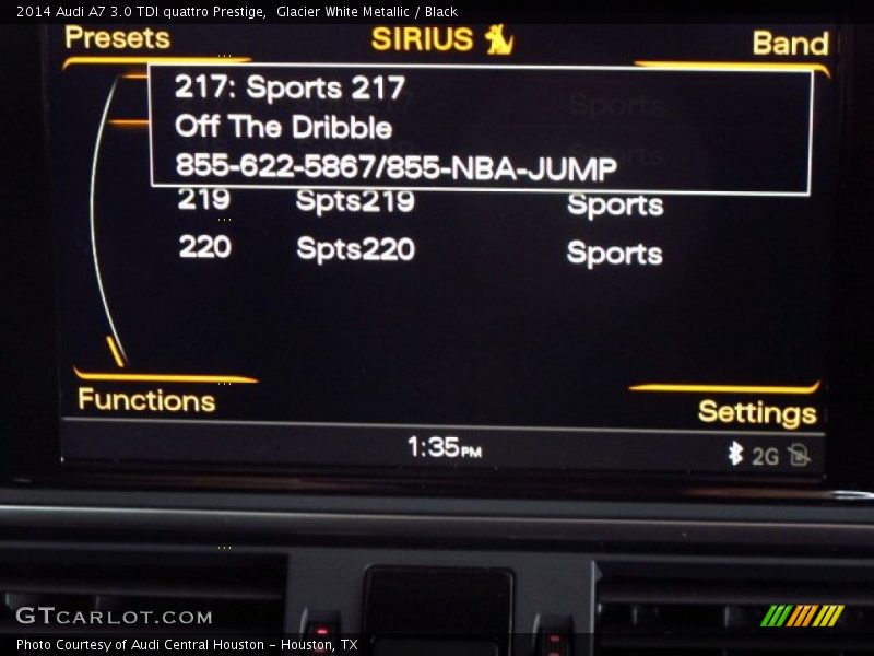 Glacier White Metallic / Black 2014 Audi A7 3.0 TDI quattro Prestige