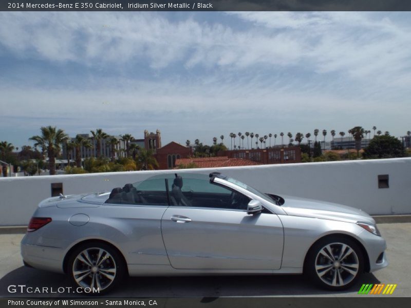Iridium Silver Metallic / Black 2014 Mercedes-Benz E 350 Cabriolet