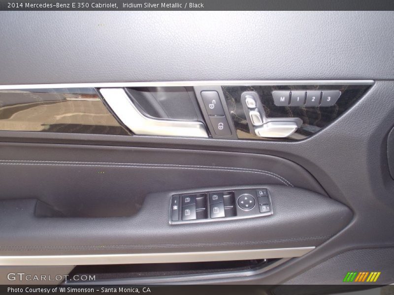 Iridium Silver Metallic / Black 2014 Mercedes-Benz E 350 Cabriolet