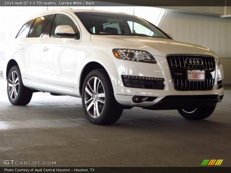 Carrara White / Black 2014 Audi Q7 3.0 TDI quattro