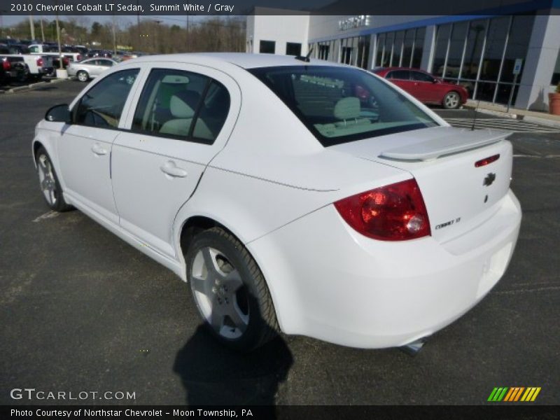 Summit White / Gray 2010 Chevrolet Cobalt LT Sedan