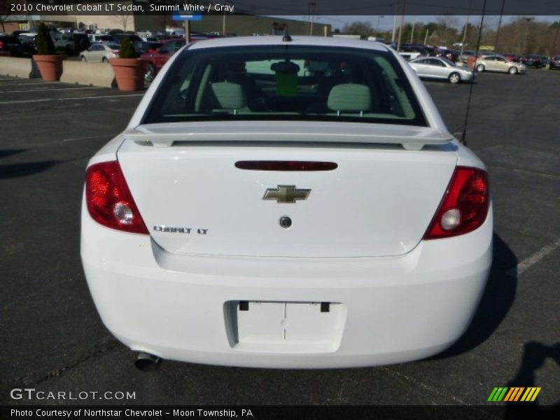 Summit White / Gray 2010 Chevrolet Cobalt LT Sedan