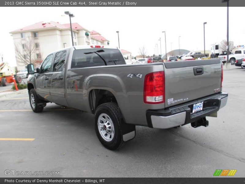 Steel Gray Metallic / Ebony 2013 GMC Sierra 3500HD SLE Crew Cab 4x4