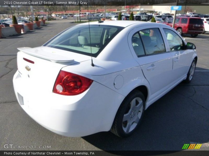 Summit White / Gray 2010 Chevrolet Cobalt LT Sedan