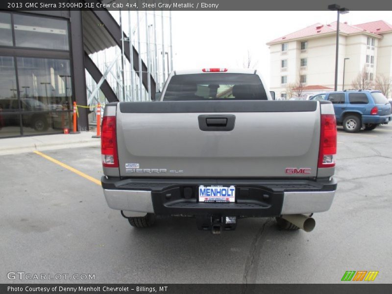 Steel Gray Metallic / Ebony 2013 GMC Sierra 3500HD SLE Crew Cab 4x4