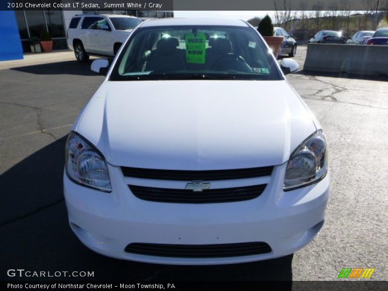 Summit White / Gray 2010 Chevrolet Cobalt LT Sedan