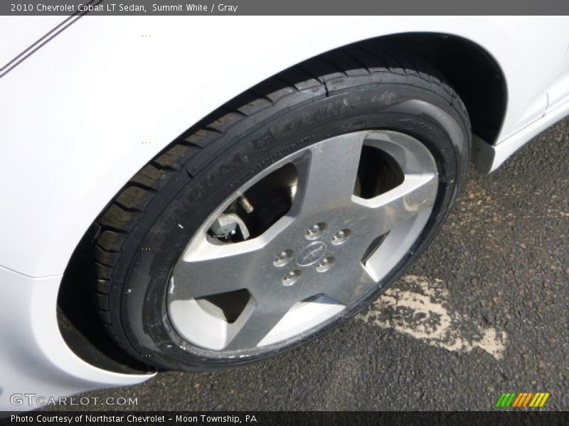 Summit White / Gray 2010 Chevrolet Cobalt LT Sedan