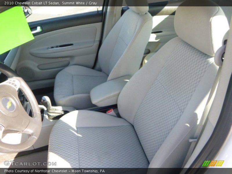 Summit White / Gray 2010 Chevrolet Cobalt LT Sedan