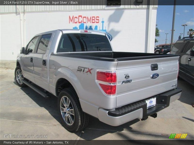 Ingot Silver / Black 2014 Ford F150 STX SuperCrew