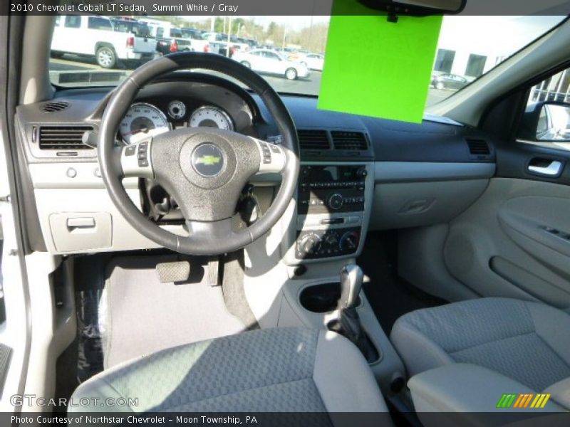 Summit White / Gray 2010 Chevrolet Cobalt LT Sedan