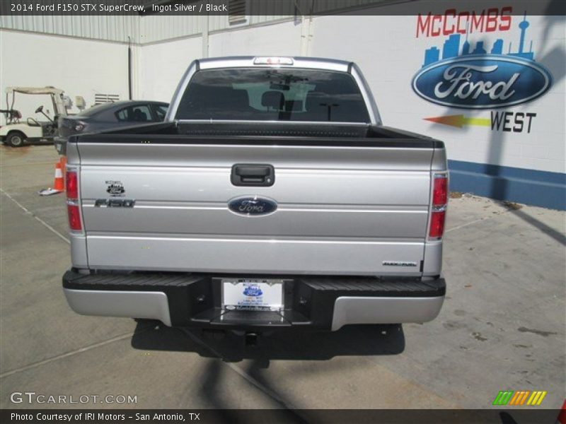 Ingot Silver / Black 2014 Ford F150 STX SuperCrew