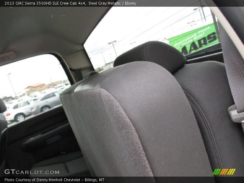 Steel Gray Metallic / Ebony 2013 GMC Sierra 3500HD SLE Crew Cab 4x4