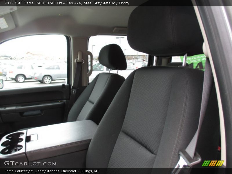 Steel Gray Metallic / Ebony 2013 GMC Sierra 3500HD SLE Crew Cab 4x4