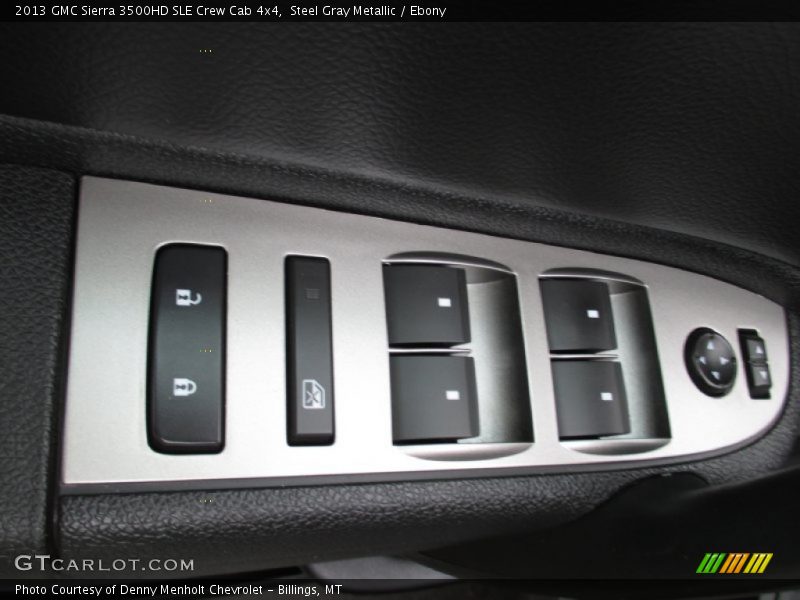 Steel Gray Metallic / Ebony 2013 GMC Sierra 3500HD SLE Crew Cab 4x4