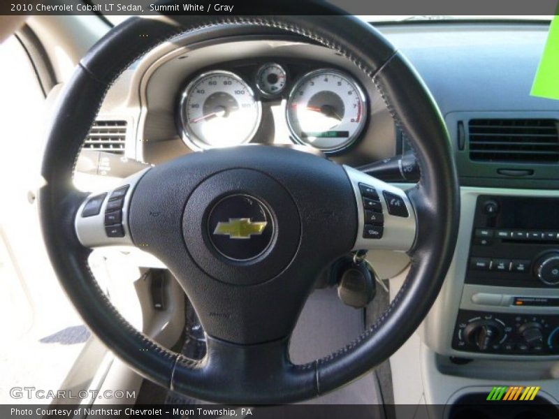 Summit White / Gray 2010 Chevrolet Cobalt LT Sedan