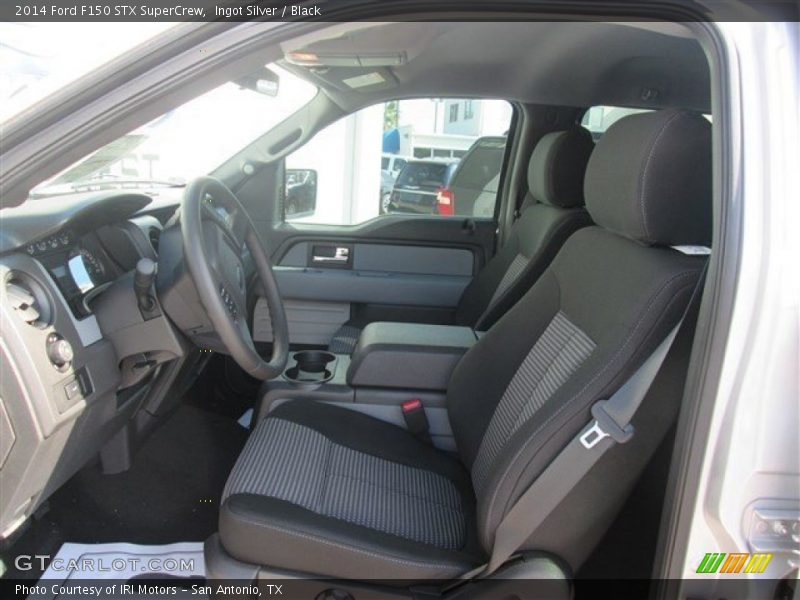 Ingot Silver / Black 2014 Ford F150 STX SuperCrew