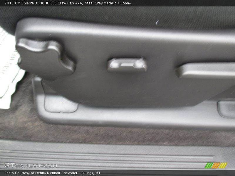 Steel Gray Metallic / Ebony 2013 GMC Sierra 3500HD SLE Crew Cab 4x4
