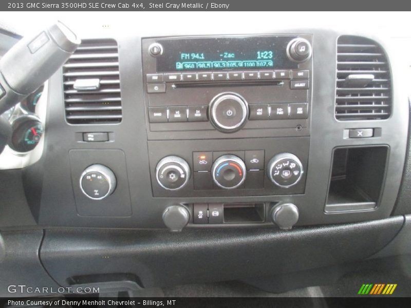 Steel Gray Metallic / Ebony 2013 GMC Sierra 3500HD SLE Crew Cab 4x4