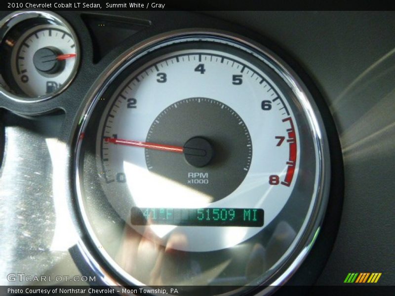 Summit White / Gray 2010 Chevrolet Cobalt LT Sedan