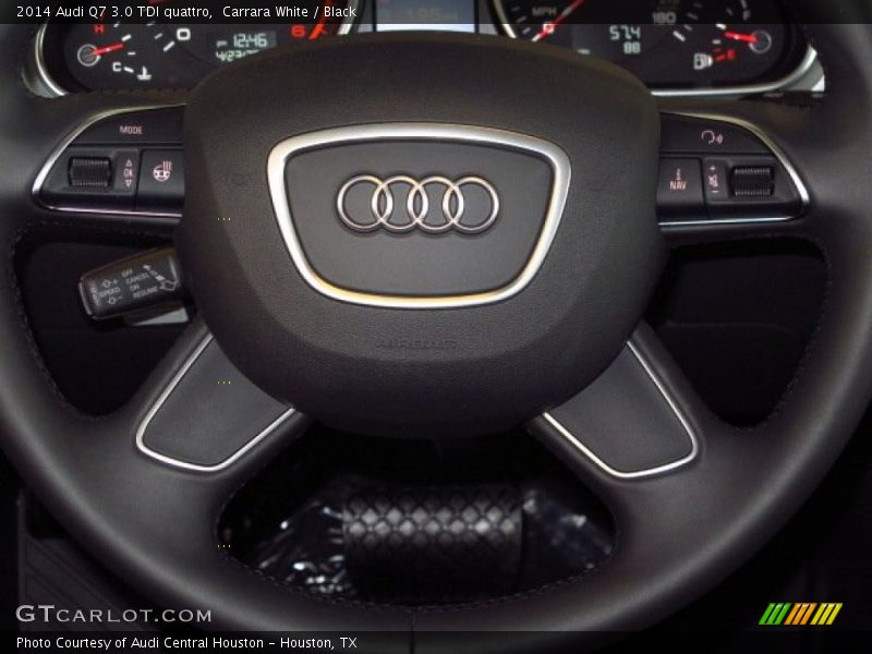 Carrara White / Black 2014 Audi Q7 3.0 TDI quattro