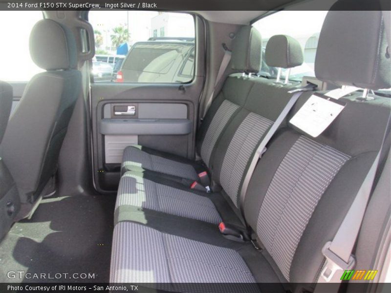 Ingot Silver / Black 2014 Ford F150 STX SuperCrew
